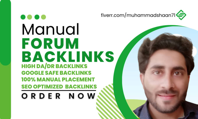 Gig Preview - Build manual high quality forum backlinks