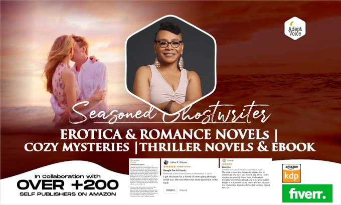 Gig Preview - Professionally ghostwrite original romance novel, erotica