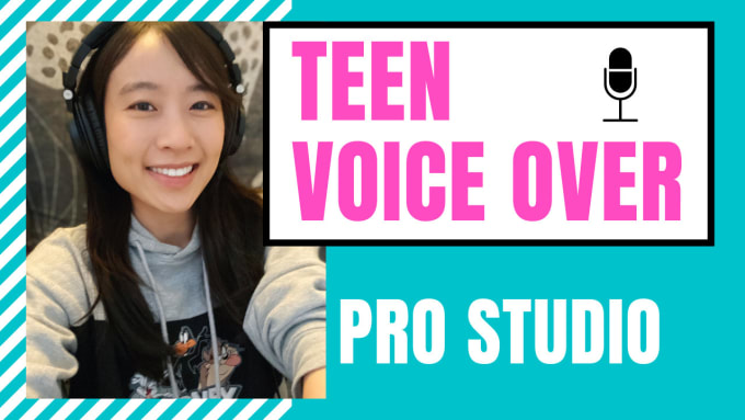 Gig Preview - Record teen voice over american female