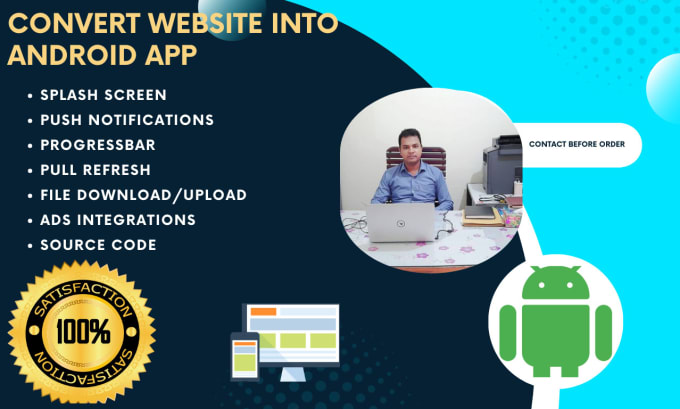 Bestseller - convert your website into android app professionally