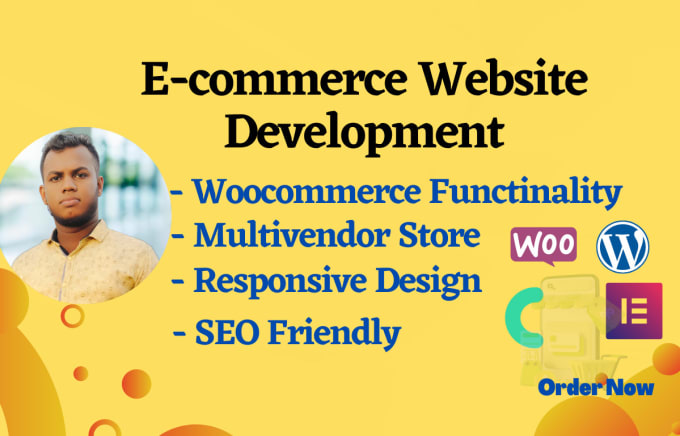 Gig Preview - Build a woocommerce website and wordpress website with an ecommerce store