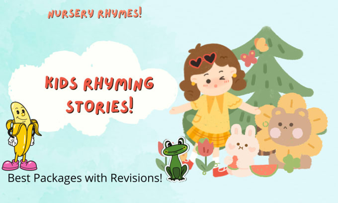 Gig Preview - Write kids rhyming stories and nursery rhymes