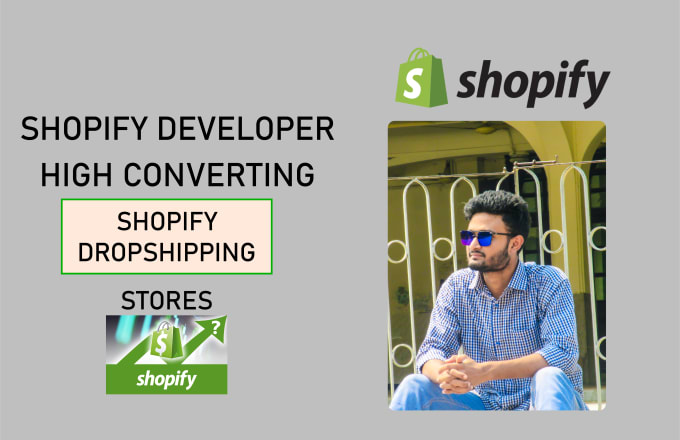 Gig Preview - Build branded profitable shopify dropshipping store website