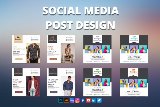 Gig Preview - Design fantastic any social media post for you