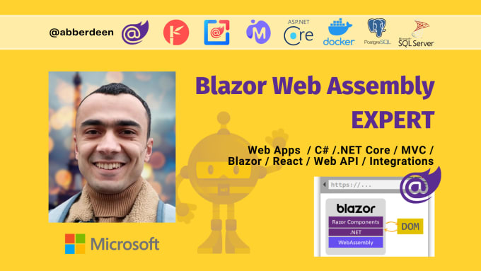 Gig Preview - Build your custom web app using blazor or aspdotnet razor pages