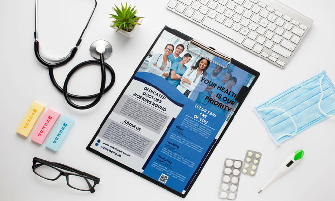 Gig Preview - Design professional business medical flyer