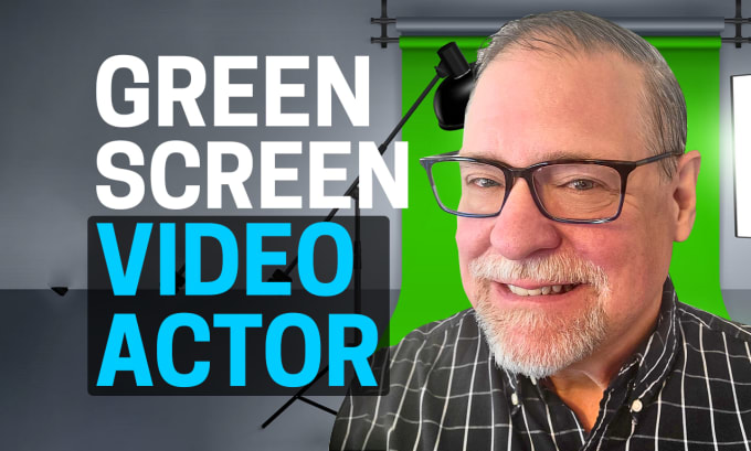 Gig Preview - Be senior male green screen actor spokesperson video