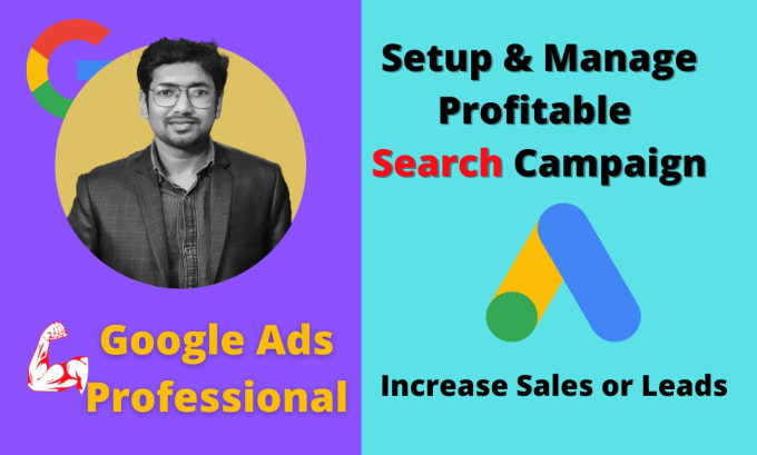 Gig Preview - Setup and manage google search ads campaign