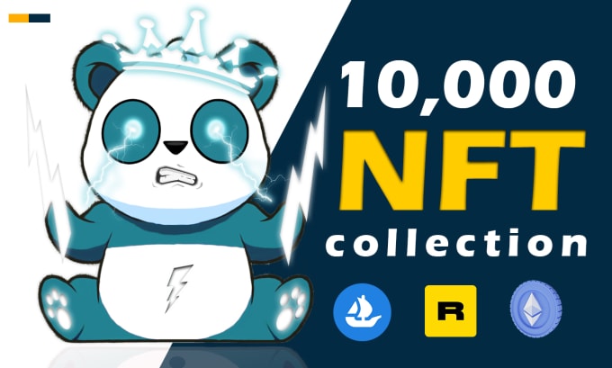 Gig Preview - Draw and generate your 1k,5k,10k wow nft collection