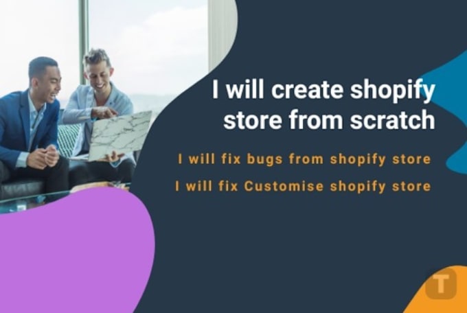 Gig Preview - Create store, customize and fix bugs from shopify store or custom app