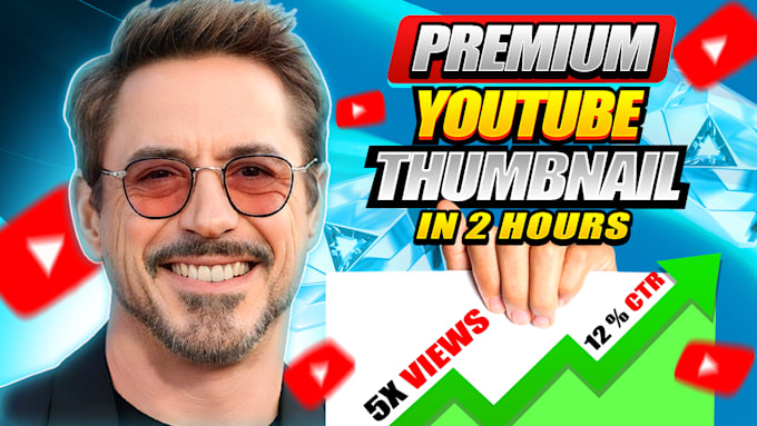 Gig Preview - Design you great youtube thumbnail that attract viewers