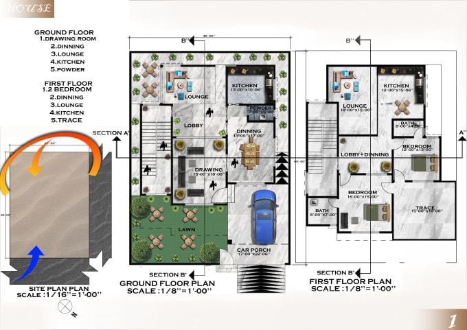 Gig Preview - Do architectural design 2d plan and elevation on autocad