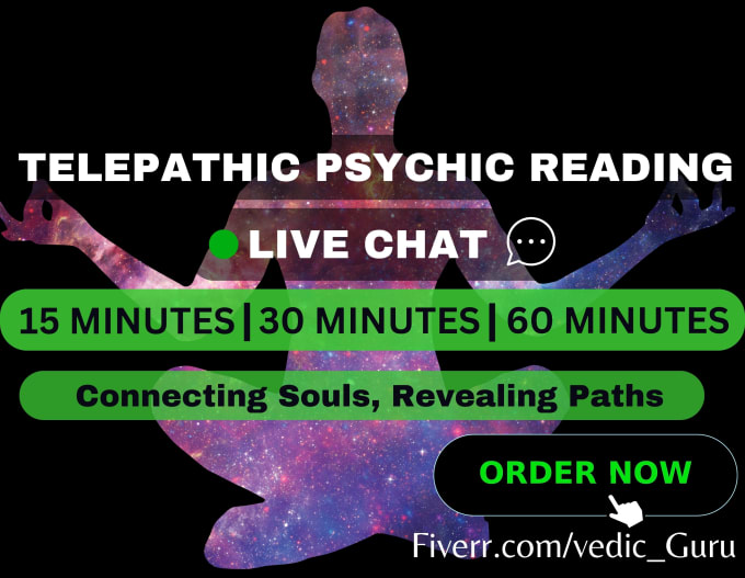 Gig Preview - Do live telepathic psychic chat reading