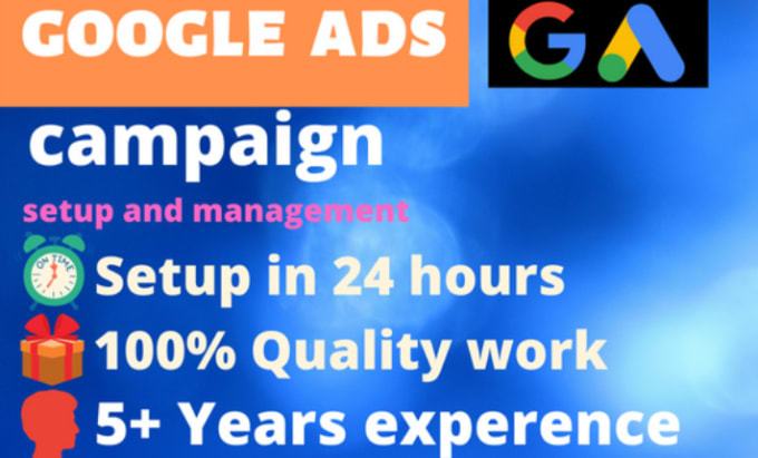 Gig Preview - Setup and manage google PPC ads