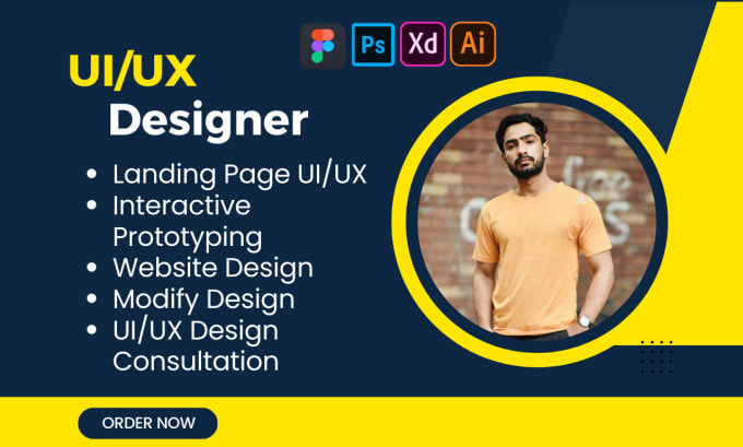 Gig Preview - Be UI UX designer landing page design figma redesign website