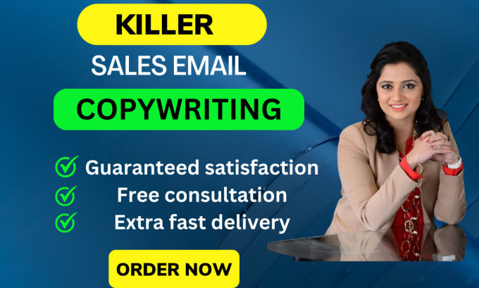 Gig Preview - Do catchy sales email copywriting to skyrocket sales