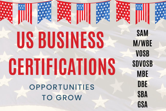 Gig Preview - Assist you to acquire business certification in the USA