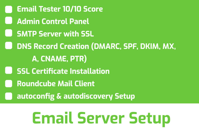 Gig Preview - Setup email server on your vps