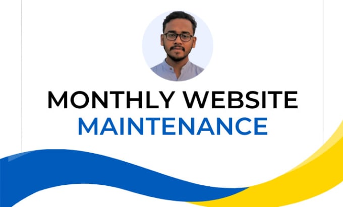 Gig Preview - Do monthly maintenance of your wordpress website