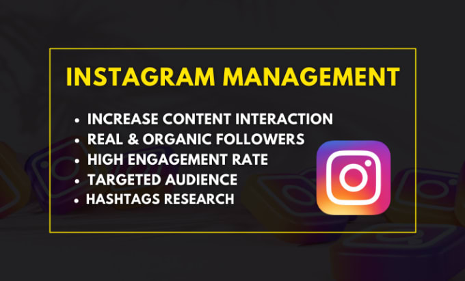 Gig Preview - Be your instagram social media manager for organic growth