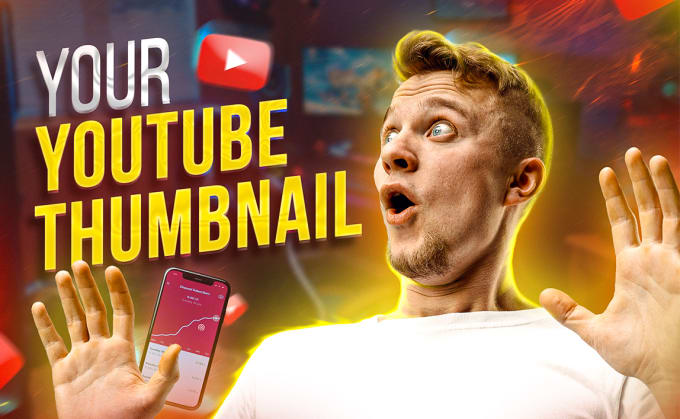 Gig Preview - Design an attractive youtube thumbnail in 2 hours