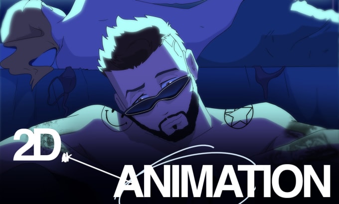 Gig Preview - Animate a 2d loop in anime style for your singles