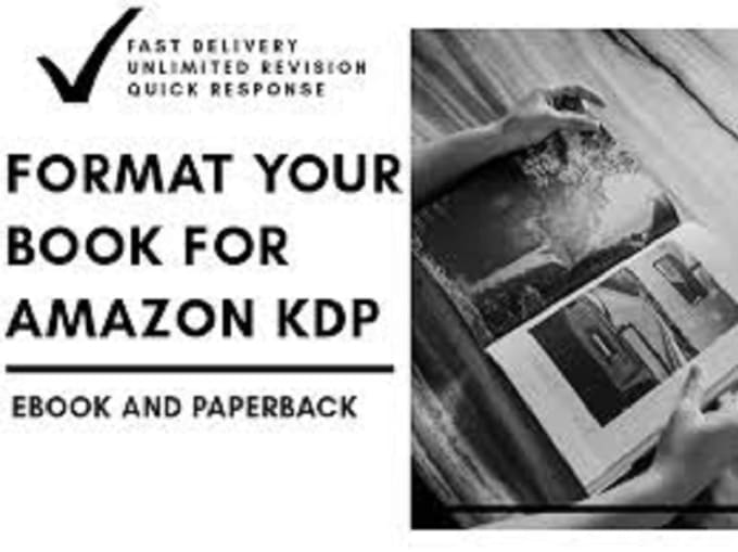 Gig Preview - Format and publish your book on amazon and kindle KDP