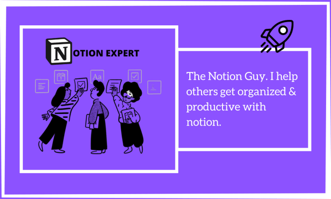 Gig Preview - Help setup your notion workspace, notion template