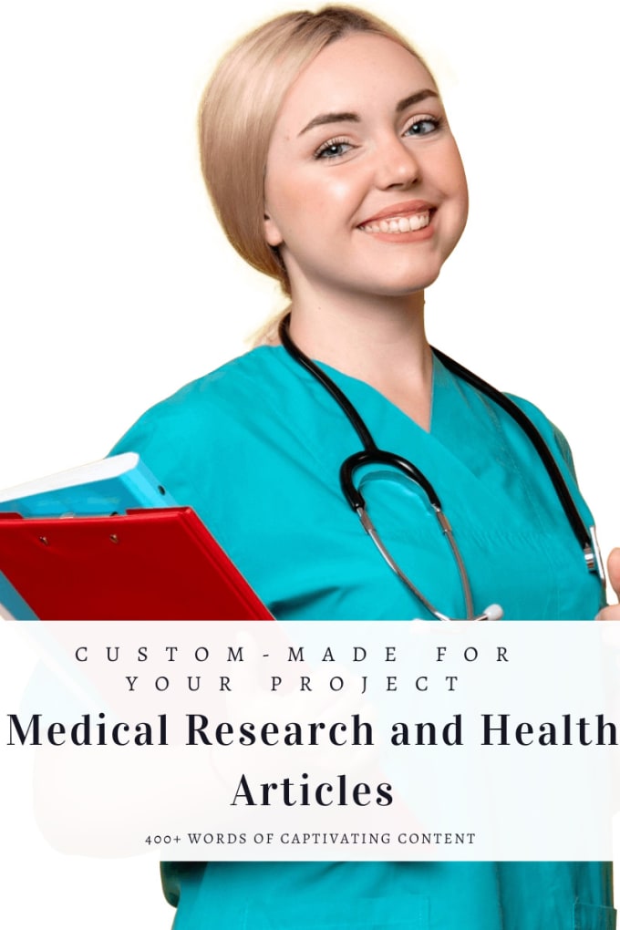 Bestseller - write a businesslike medical blog post or article