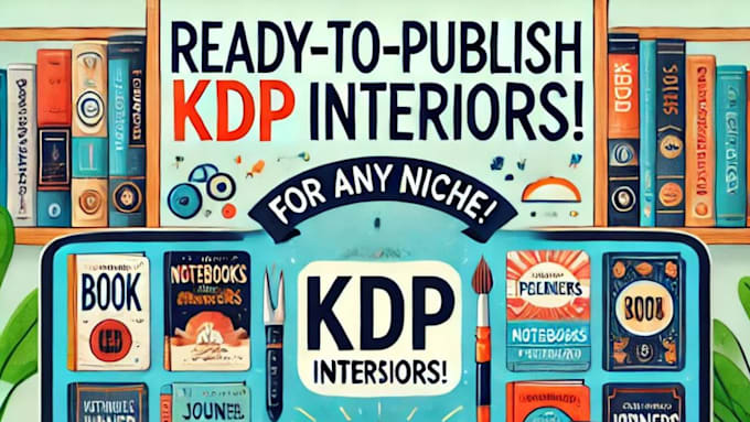 Gig Preview - Create profitable, ready to publish KDP book interiors for any niche