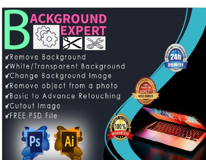 Gig Preview - Remove background and make infographic