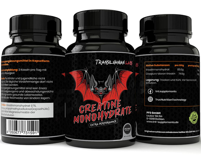 Gig Preview - Do premium supplement label design, product label packaging