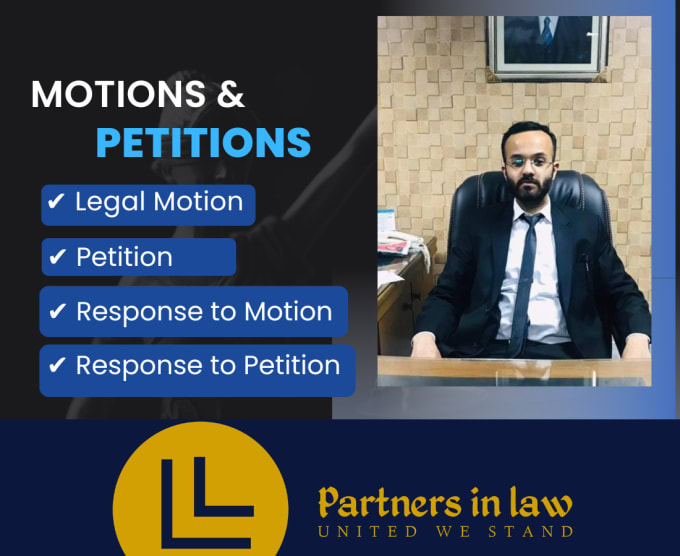 Gig Preview - Draft legal motions, petitions and their responses