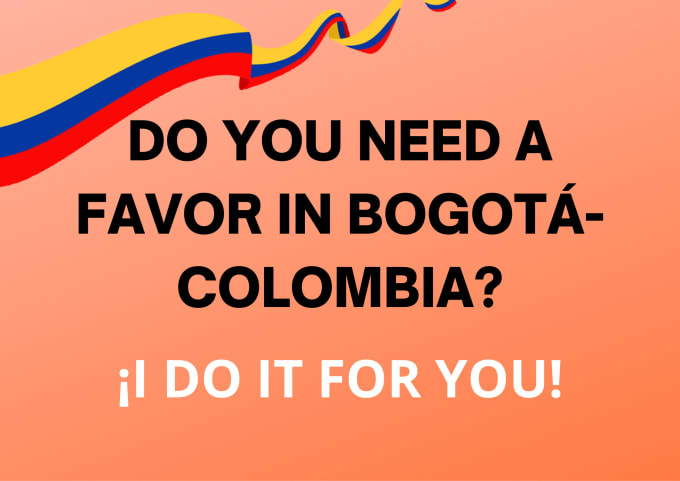 Bestseller - do you favors that you need in person in bogota, colombia