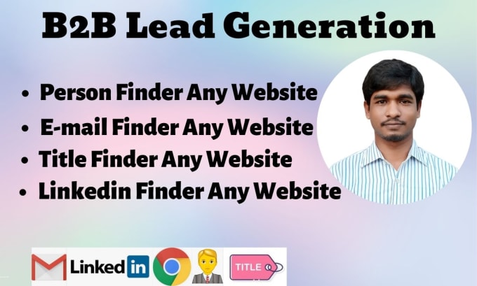 Gig Preview - Provide b2b lead generation any company website