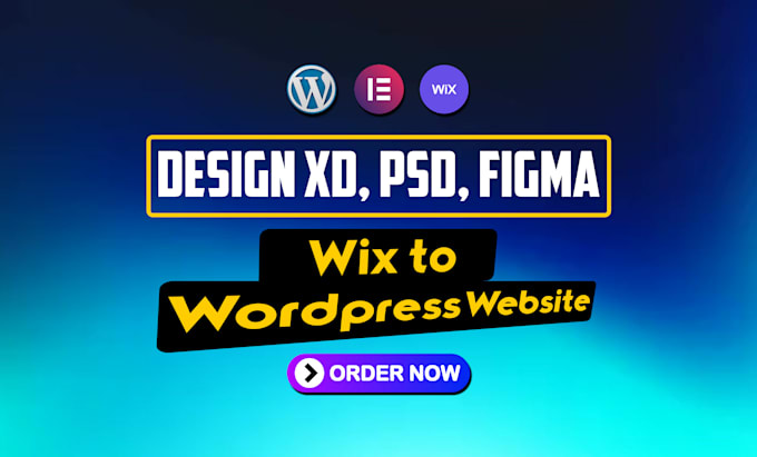 Gig Preview - Design xd, PSD, figma to wordpress website by elementor pro