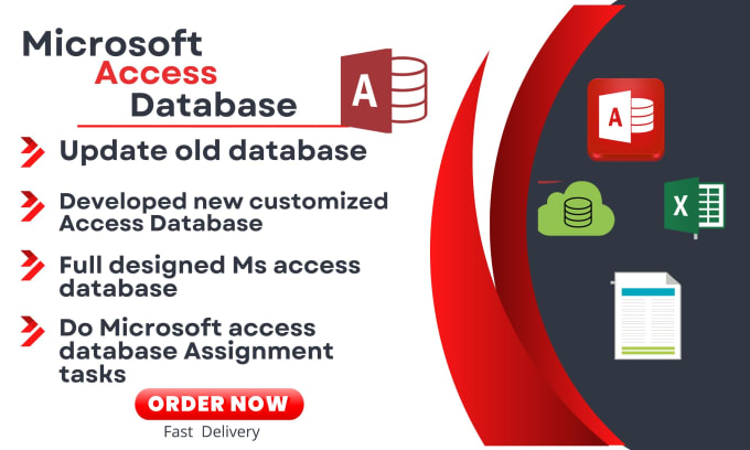 Gig Preview - Design stunning ms access database applications using vba