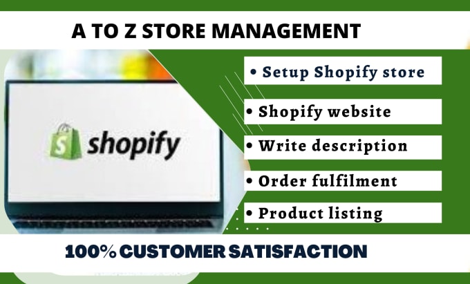 Gig Preview - Setup your shopify store or shopify website and best SEO product listing