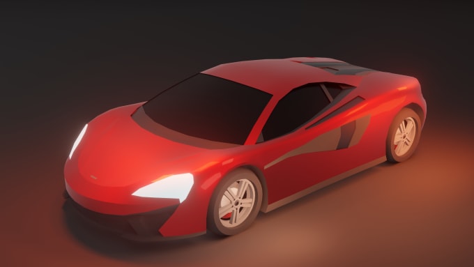 Gig Preview - Create low poly models of cars