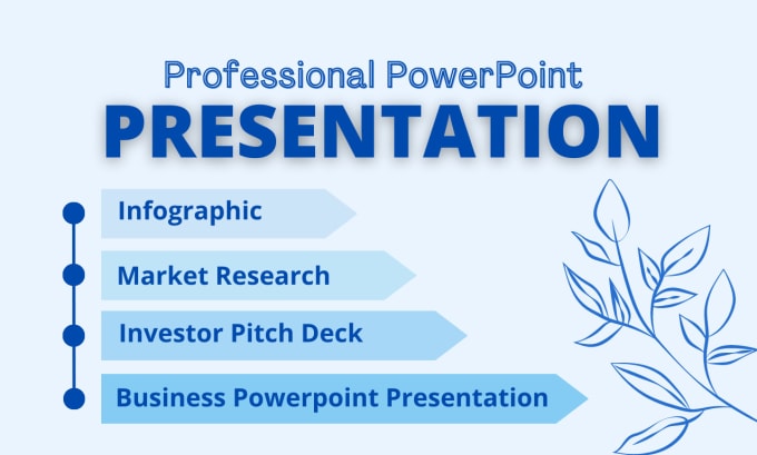 Gig Preview - Design corporate presentation and investor pitch deck