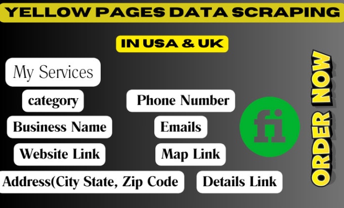 Gig Preview - Do yellow pages data scraping for the USA and UK