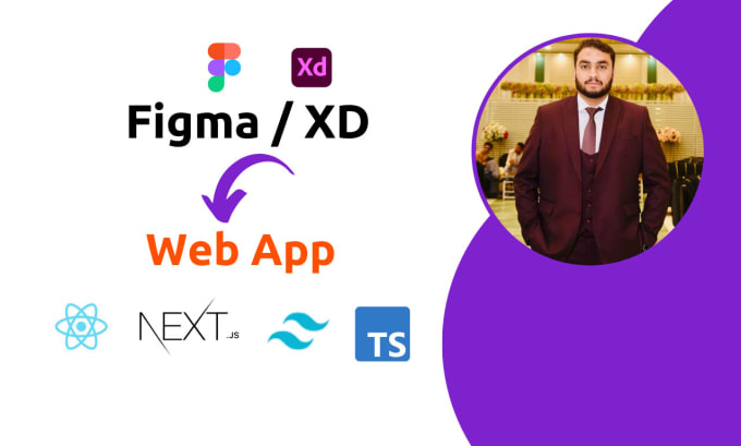 Gig Preview - Convert figma to react js or figma to next js with tailwind css