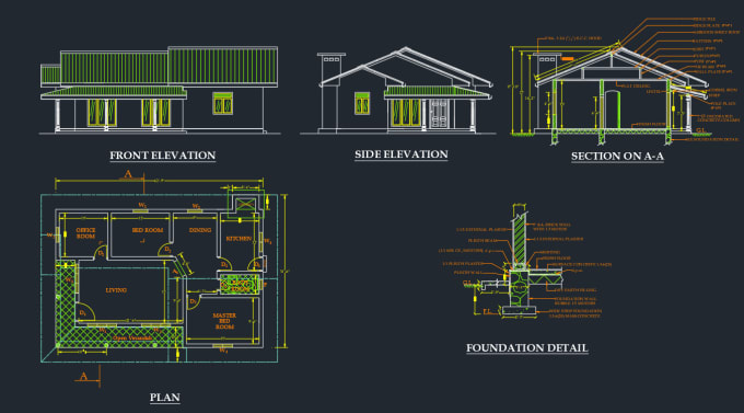 Gig Preview - Create architectural drawings in autocad, revit, autocad architecture