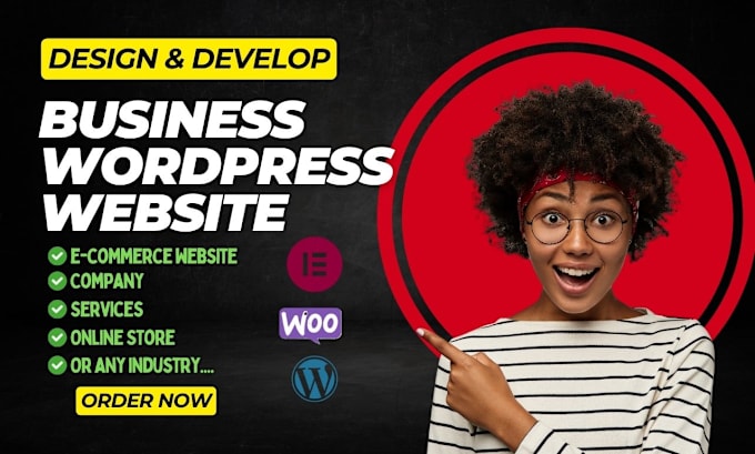 Gig Preview - Design, build, revamp responsive  wordpress website design