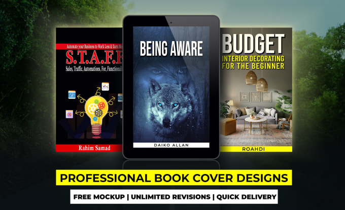 Gig Preview - Design a professional book cover, book formatting and ebook