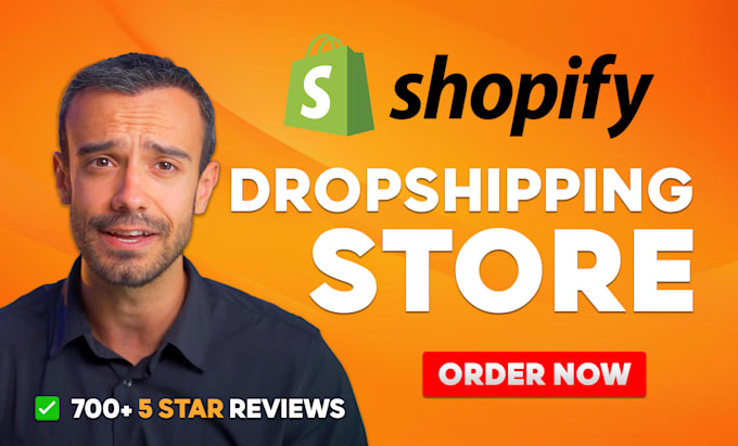 Gig Preview - Build you an automated dropshipping shopify store shopify website