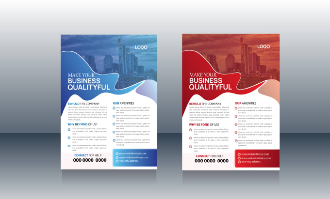 Gig Preview - Create corporate business flyer design, event, school posters