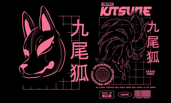 Gig Preview - Create japanese or anime streetwear style for t shirt