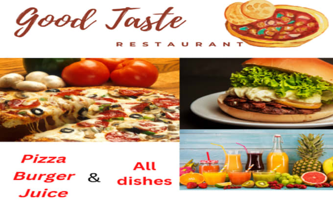 Gig Preview - Create attractive pizza, burger, food and restaurant logo