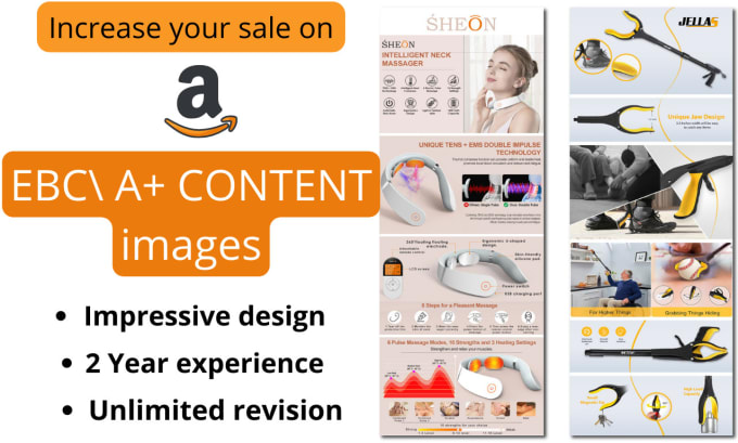 Gig Preview - Create stunning storefront, ebc or a plus content for amazon